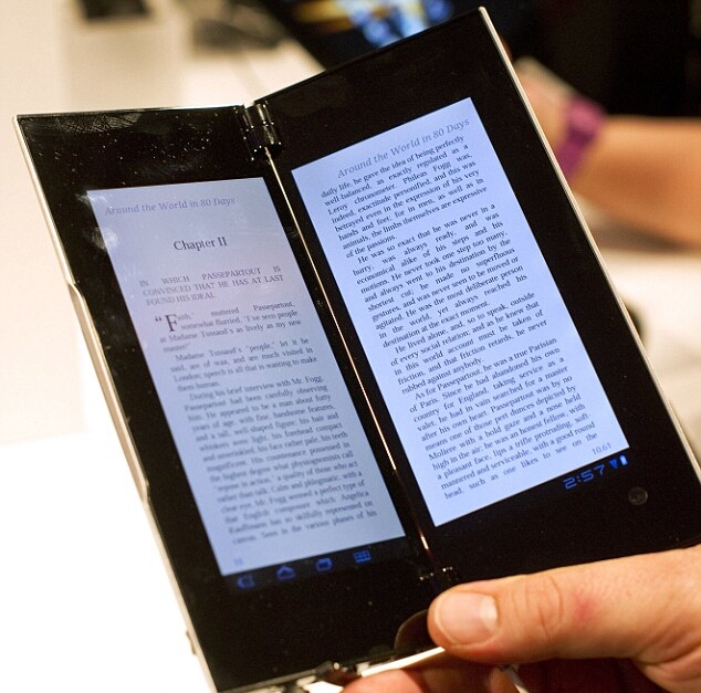 Tablet P можно использовать как книгу