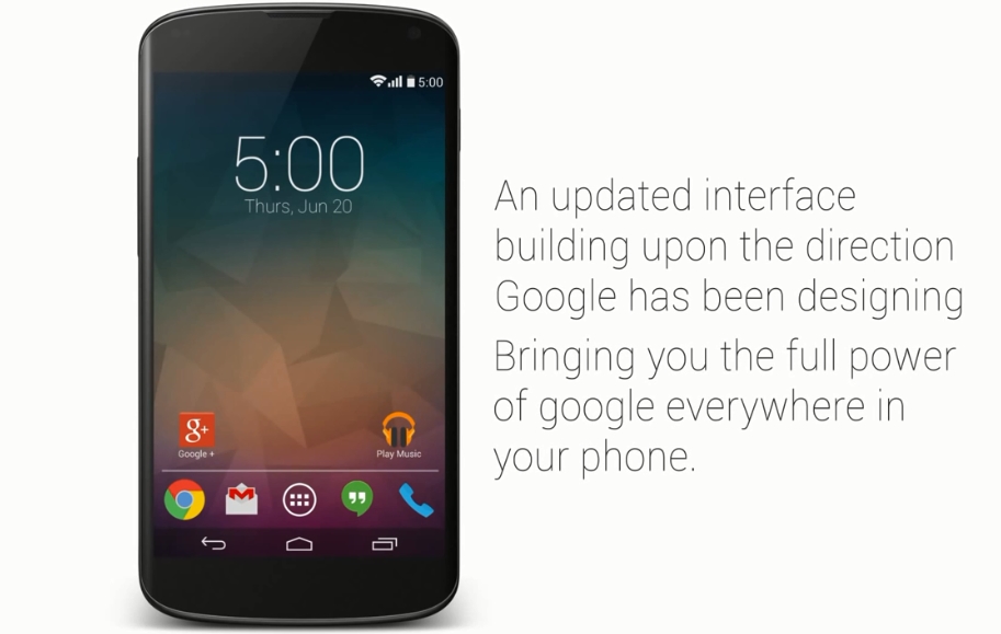 Концепт Android 5.0 Key Lime Pie
