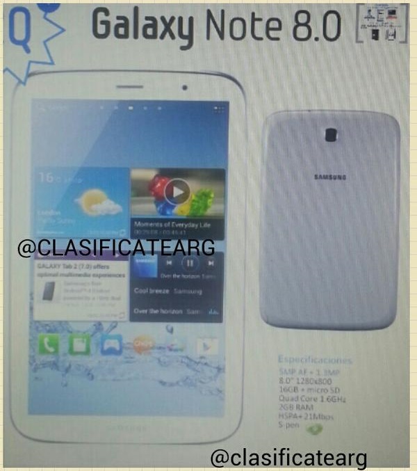 Samsung Galaxy Note 8.0