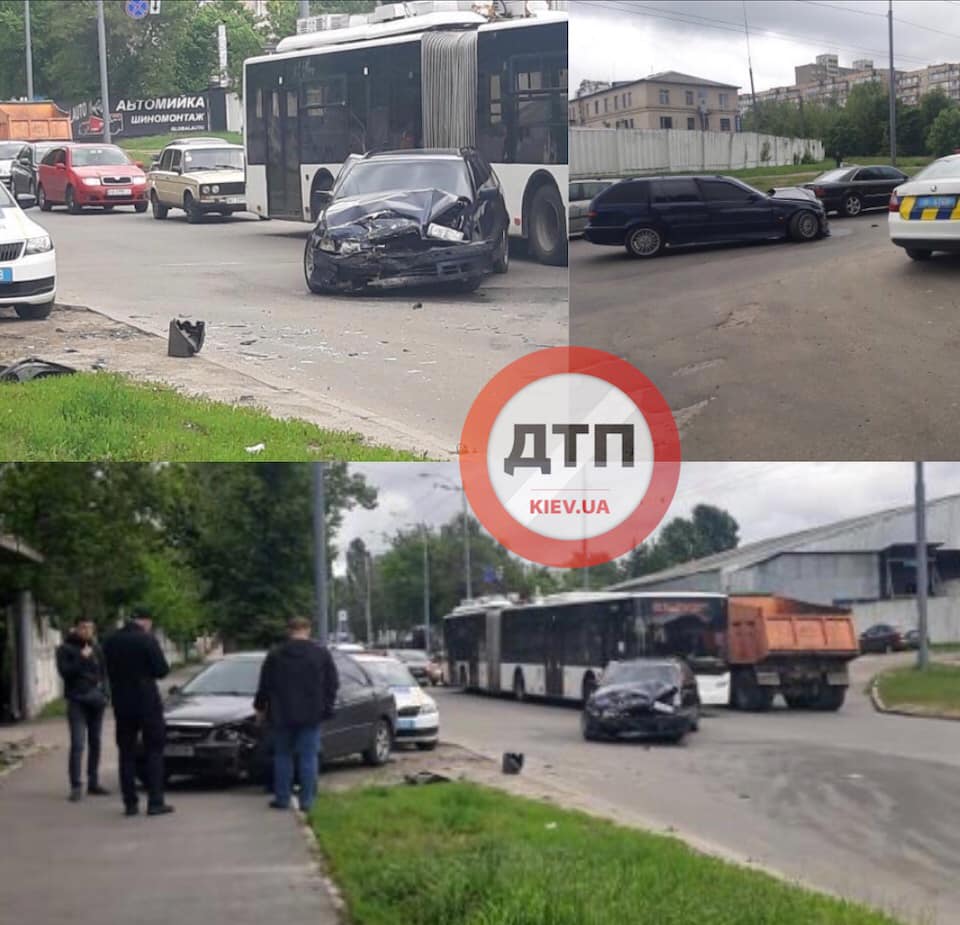 В Киеве горел бусик, а ДТП блокировали трассу: Сводка за 2 июня