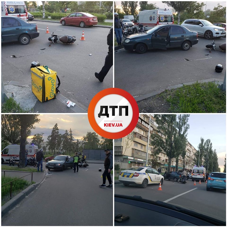 ДТП на дорогах Киевщины: Бензовоз врезался в фуру, а водитель в детскую площадку