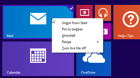 Скриншот Windows 8.1 Update