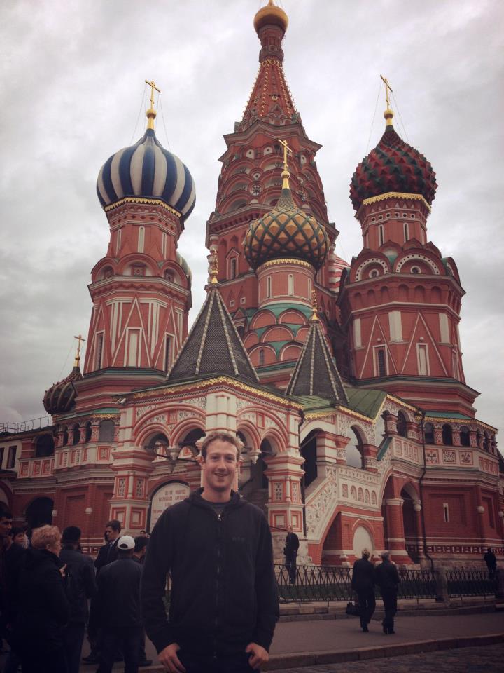 Цукерберг на Красной площади