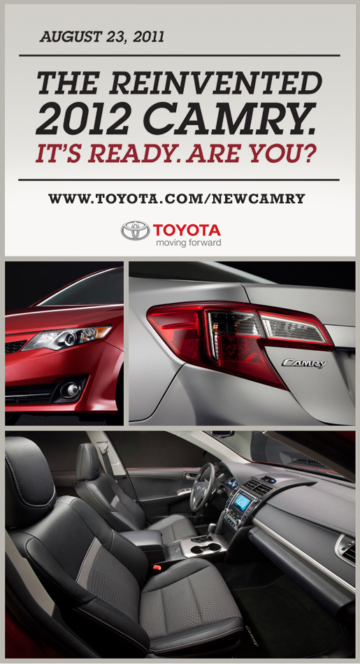 Салон новой Toyota Camry