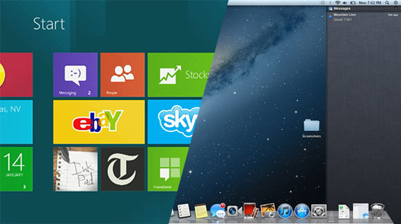 Windows 8 vs Mac OS X Lion