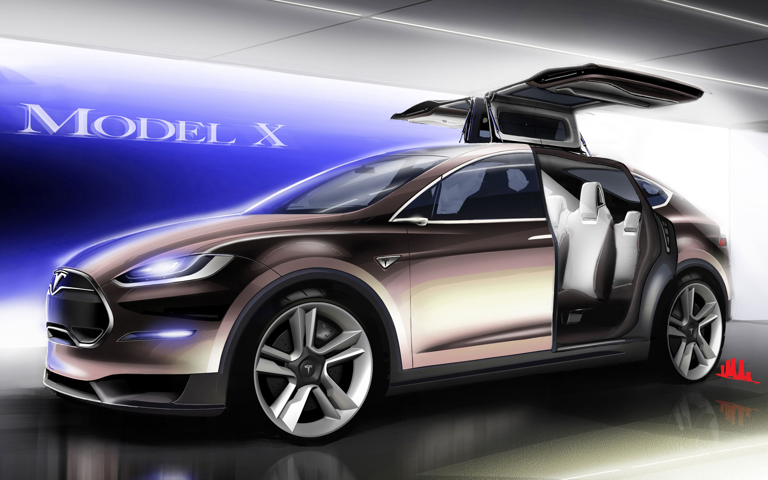 tesla model x: .