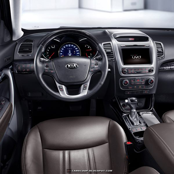 Модернизированный салон Kia Sorento