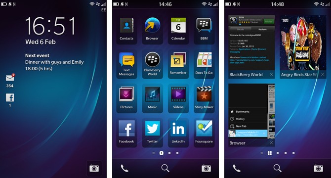 Как сделать скриншот на BlackBerry Z10
