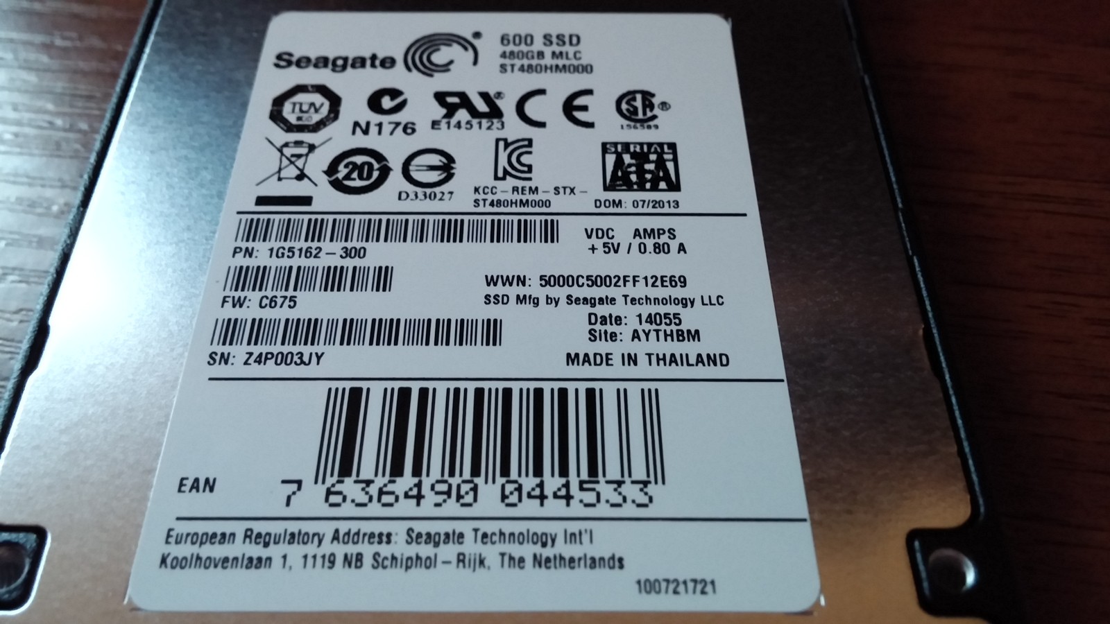 Seagate 600 480 GB
