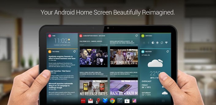 Chameleon Launcher for Tablets