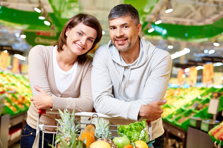 Полезные продукты питания купить можно в любом супермаркете