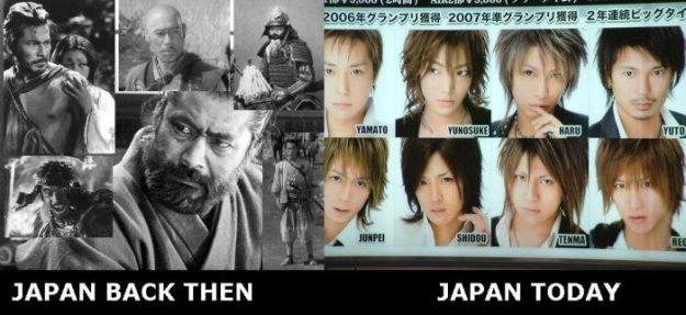 Как со временем изменились японские герои