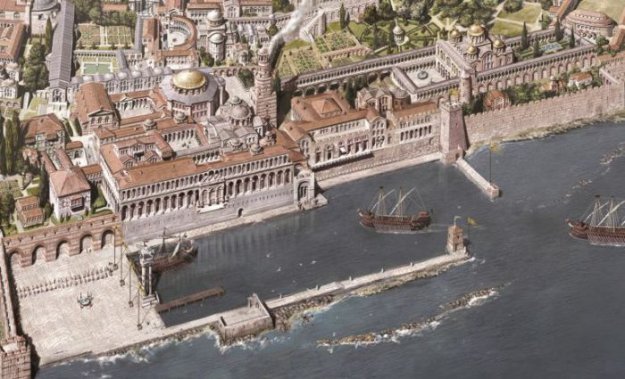 Константинополь с IV по XIII века в рисунках Антуана Хелберта