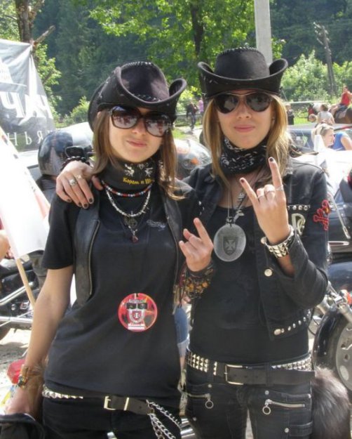 Девушки байкеры из России