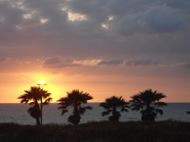 Закат на Средиземном море.19.05.2012года.