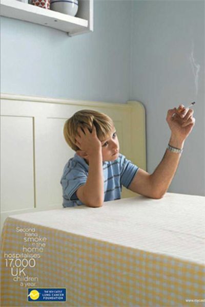 Антитабачная реклама: бросай курить!