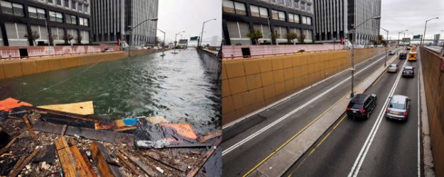 Ураган «Сэнди»: до и после удара стихии