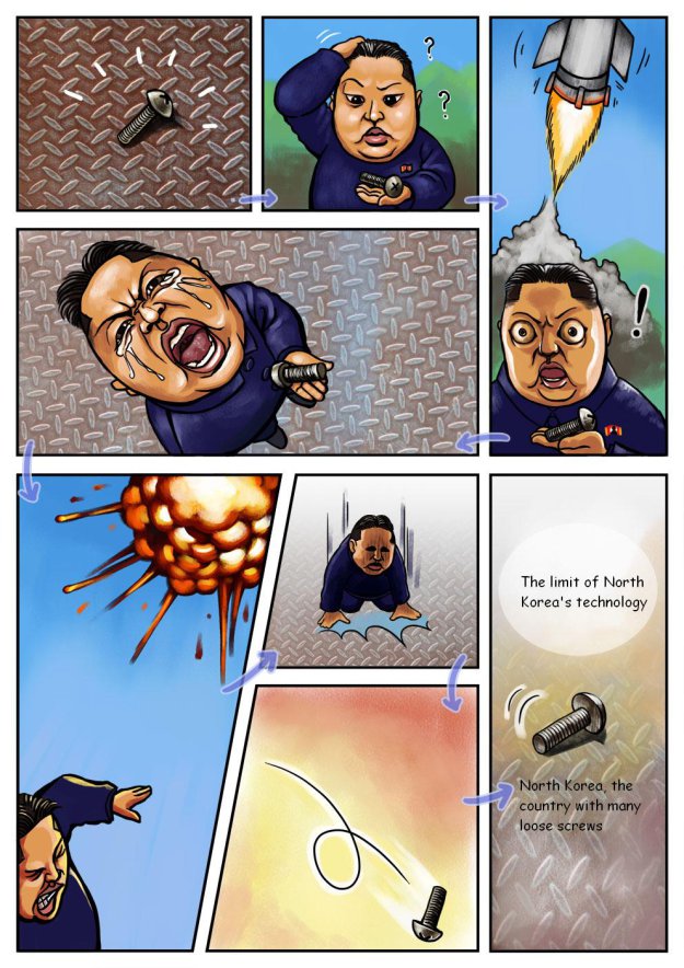 Карикатуры на Северную Корею