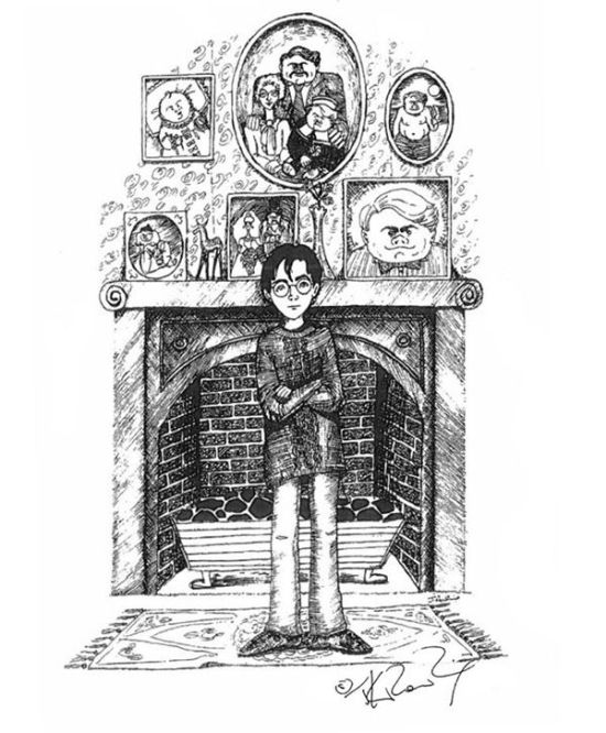 Авторские иллюстрации Джоан Роулинг к «Гарри Поттеру»