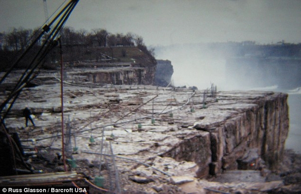 Остановка Ниагарского водопада на ремонт в 1969 году