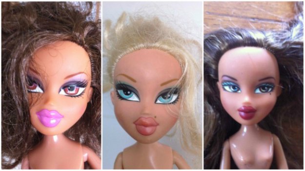 Если смыть макияж с куклы
