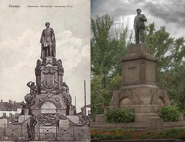 Памятники Ленину на чужих постаментах