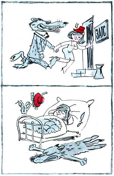 Карикатуры из советского юмористического журнала 