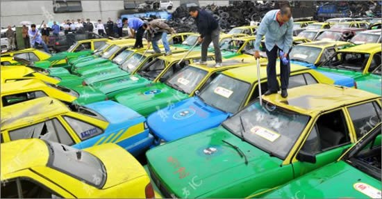 Борьба с незаконными такси в Китае
