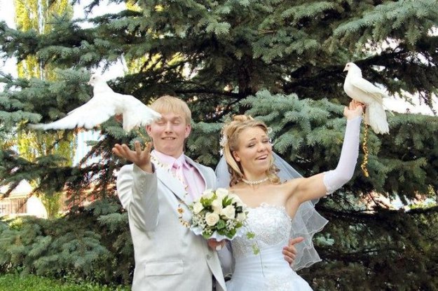 Неудачные фотки со свадьбы