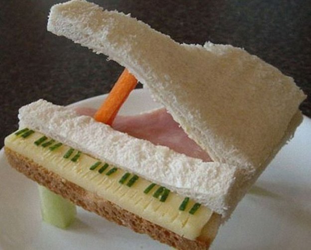 Забавные бутерброды