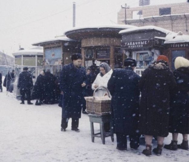 Зима времен СССР