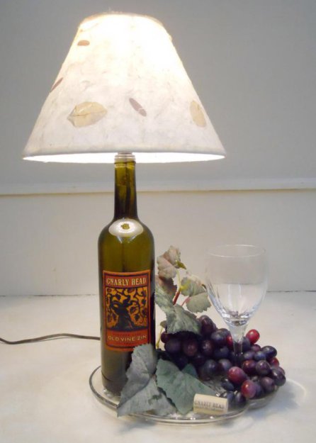 Идеи использования винных бутылок