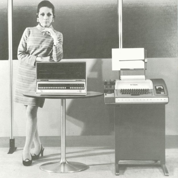 Девушки, техника и компьютеры 60 лет назад