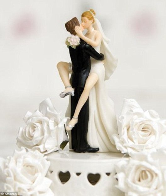 Прикольные свадебные фигурки на торт