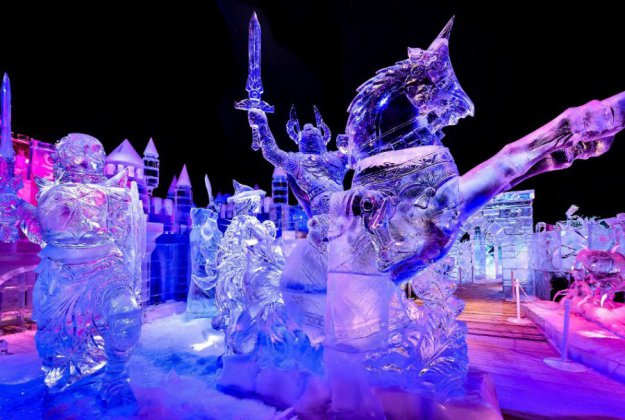 Фестиваль ледяных скульптур в Брюгге