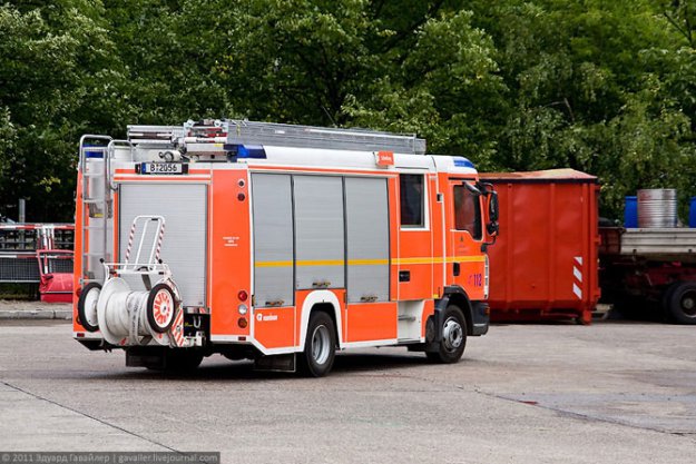 Как работают немецкие пожарные