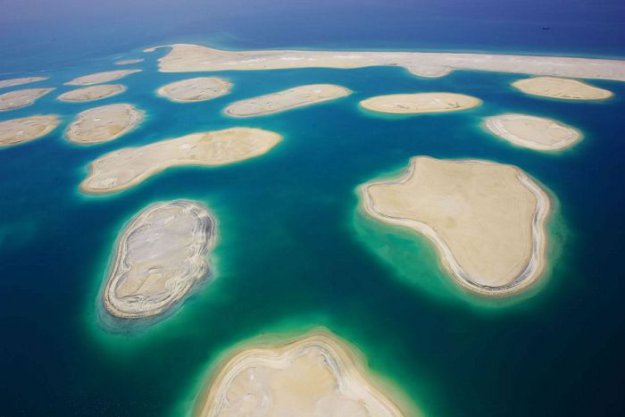 Создание искусственного острова в Дубае