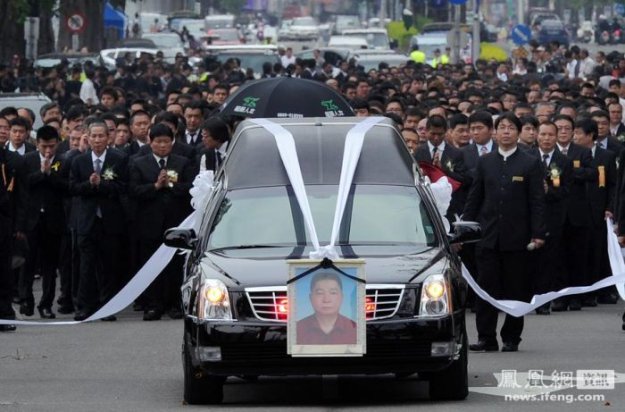 Похороны босса мафии в Тайване