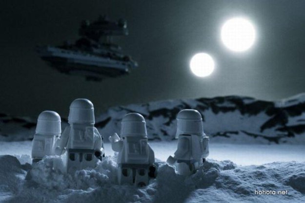 Звездные войны в снегу