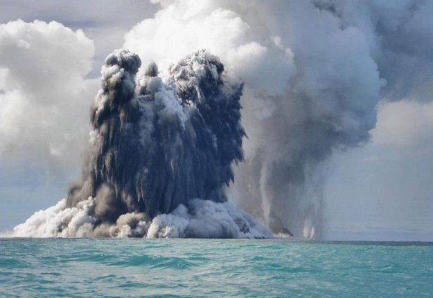 Извержение подводного вулкана