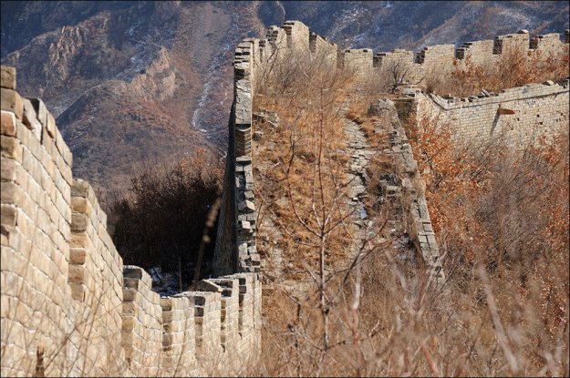 Руины великой китайской стены