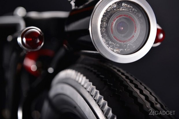 Мотоцикл для скрытого видеонаблюдения
