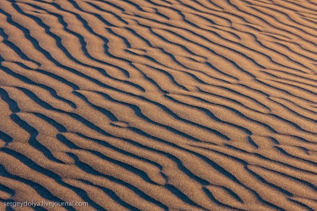 Песчаные дюны Долины Смерти