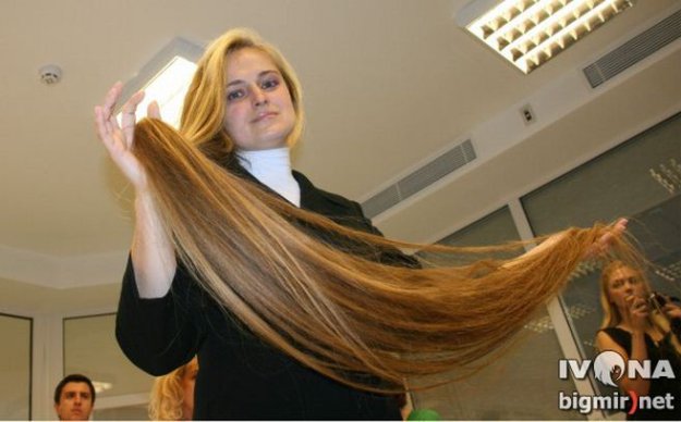 2-х метровые волосы украинки