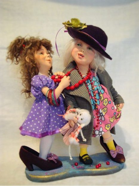 Интересные куклы от Ани и Маши