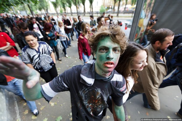 Зомби парад в Киеве