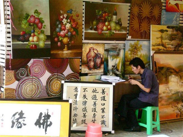 Дафен – город художников в Китае