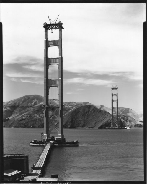 История. Строительство подвесного моста «Золотые Ворота» в Сан-Франциско