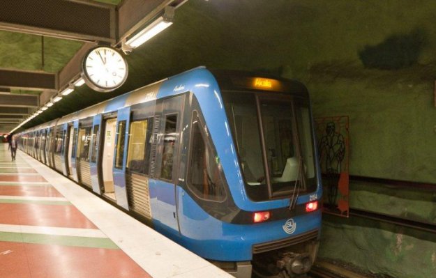 метро Стокгольма...