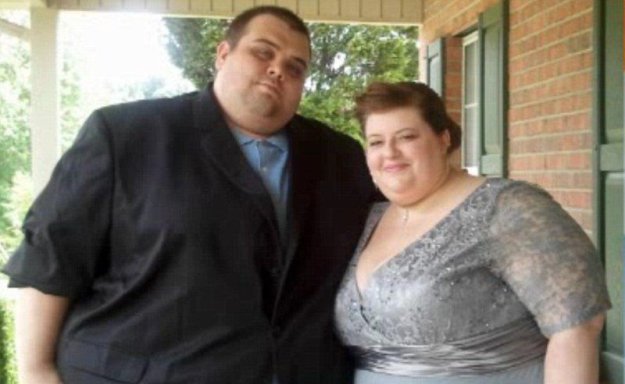 Молодая пара из США смогла похудеть на 235 кг
